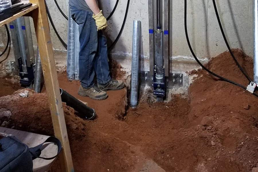 Injection Pier Installation in Cabot, AR