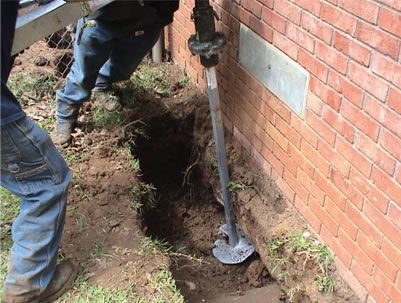 Slab Pier Installation in Cabot, AR